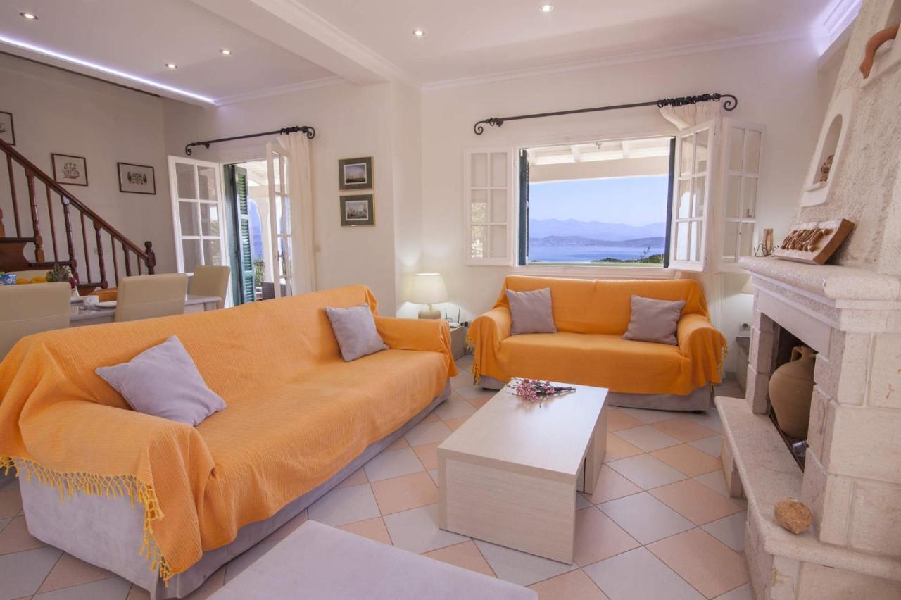 Villa Ftelias By Villa Plus Agios Stefanos  Buitenkant foto